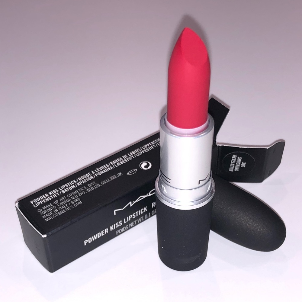 NIB MAC Powder Kiss Lipstick #306 Shocking Revelation Moisture Matte Full Size